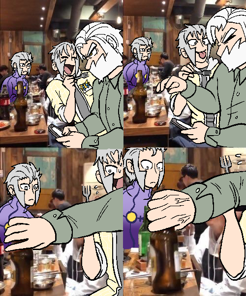 You Can See The Exact Moment His Life Flashed Before His Eyes