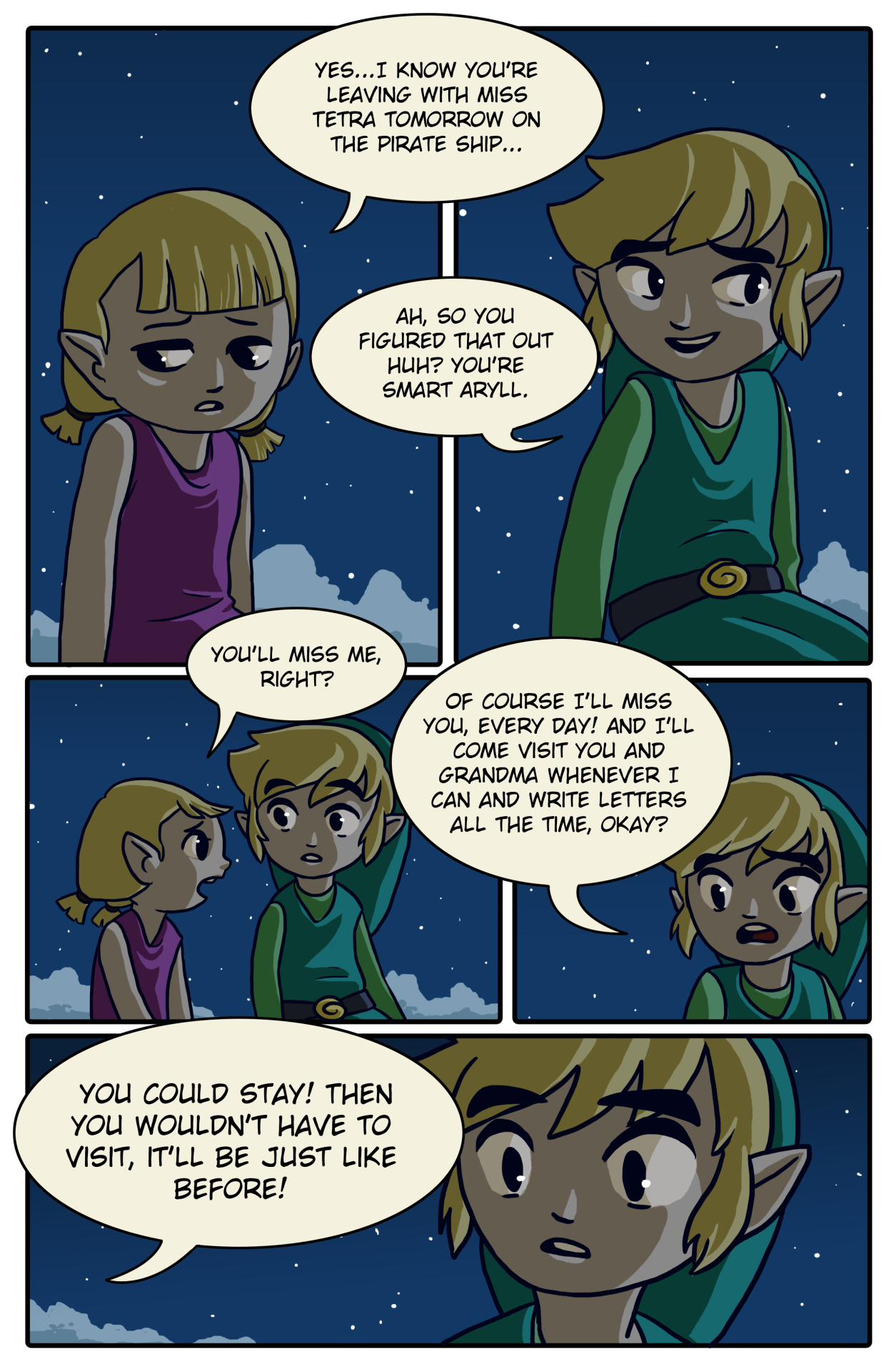kianaart:  wind waker comic i’ve been working on for the past week. takes place