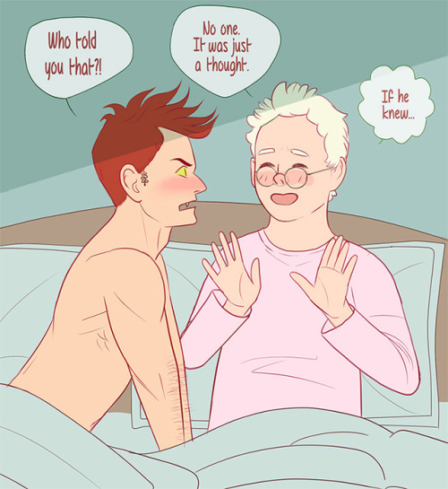 panyluna: Self indulgent body positive comic because I got very angry when Gabriel told Aziraphale t