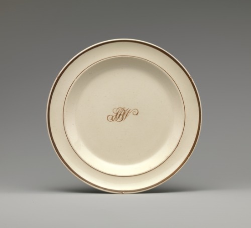Plate, 1750–75, American Decorative ArtsGift of Col. G. Creighton Webb, 1936Size: Diam. 6 &