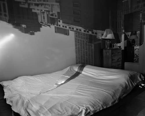 photoarchive:  Abelardo Morell, Camera Obscura Image of the Empire State Building in Bedroom, 1994