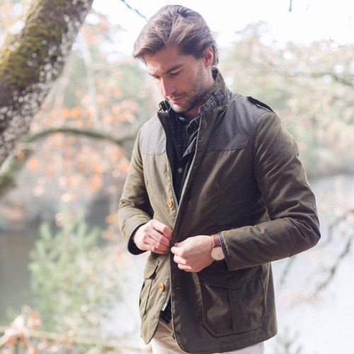 barbour wyton waxed jacket