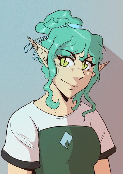 Yet Another OC Portrait! This Poison :)