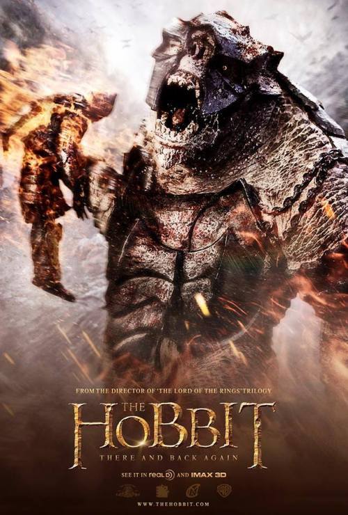 thranduil-stormborn: corrado-nerdalert: This is the First Official Poster for The Hobbit:There and B