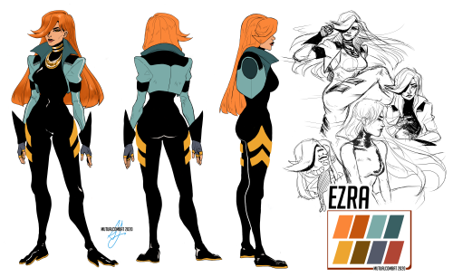 ezra turnaround reference. her design is very loosely inspired by the elephant beetle