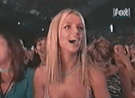 Britney during the NSYNC/O-TOWN Parody ‘Old-Town’ at the 2000 Teen Choice Awards.