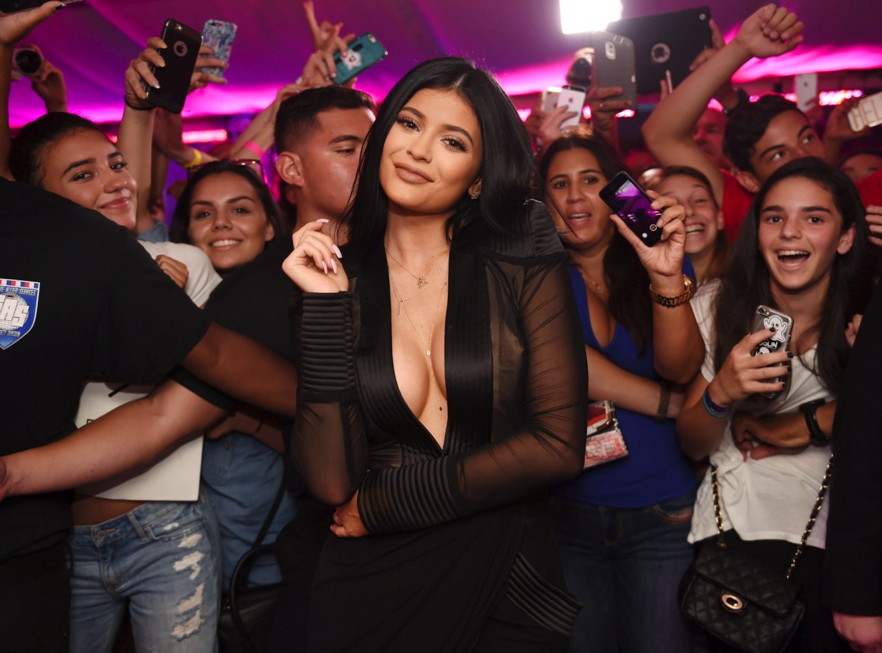 celebs-dailyus:   06/19/15 - Kylie Jenner Celebrates Sugar Factory Miami Grand Opening