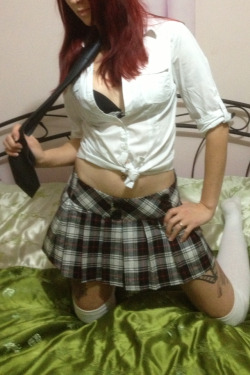 blackxm:  Naughty school girl anyone?