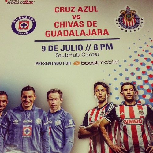 Tickets are now available at the El Monte store for the #cruzazul vs #chivasdeguadalajara game on July 9th at 8:00pm at the @stubhub center. $30 for General Admission only! #aztecasoccer #soccergame #ligamx #chivas #tickets #adidassoccer