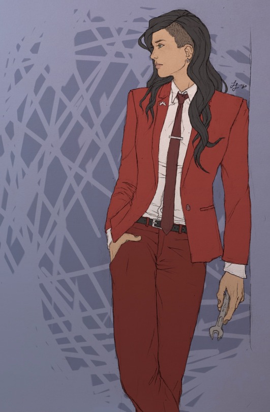 friedchicken365:My women in suits series so far. Looks great, seeing them all together