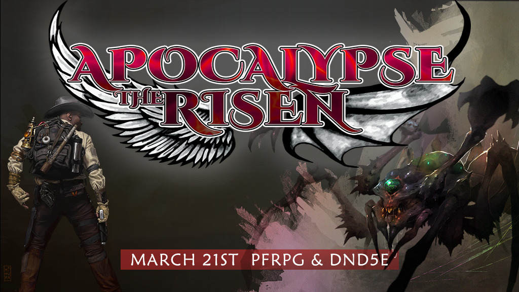 #DnD5e & #PathfinderRPG playtest adventure for #ApocalypsetheRisen now available! post-apocalyptic #horror #fantasy
http://rustedportal.com/journal