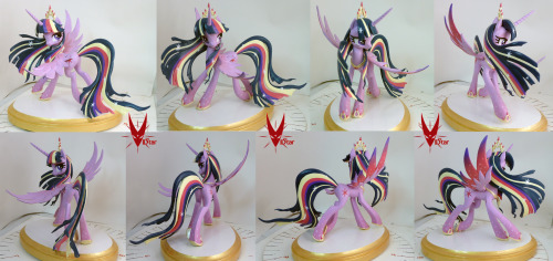 viistar: Ultra Fancy Hoofer Princess Rainbow Power GO!  6″  - 2015 Princess Twilight Sparkle OOAK Sculpt  - Auction until 11-22 7:15 pm pst Only one is made per year and designs will not be repeated ^^ Ebay: http://www.ebay.com/itm/-/301800076912?