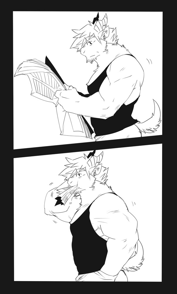 gengacanvas:  Doodles of my old (40-ish years old) goat character, Gavin.
