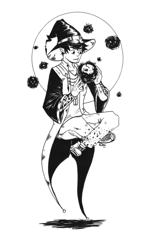 2017 INKTOBER DAY 12 : Shattered