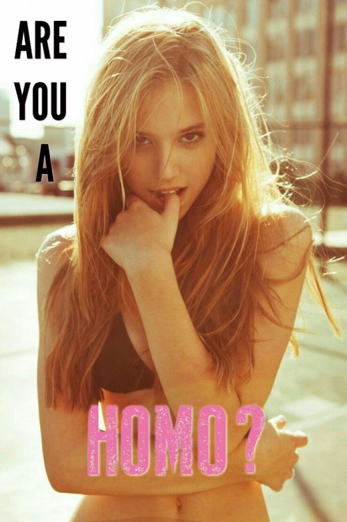 sissykristin:  katyvanaimee:  I only date fags  If sucking cocks and taking cock in my ass makes me a Homo…..well what do you think?   Yes! Worship cock and dream of smooth bodies with cocks all the time.