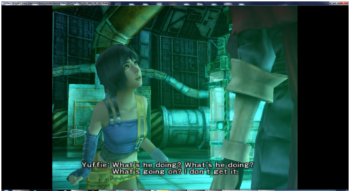 quartercirclejab:me too, yuffie#Yuffie &ldquo;Why aren&rsquo;t we killing him&rdquo; Kisaragi