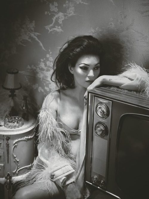 thefactoryoffashion:Kate Moss by Mert &amp; Marcus by W Magazine March 2017