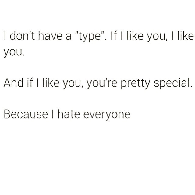 #ihateeveryone and if I don&rsquo;t #luckyyou 😉😘
