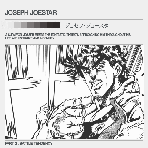 onodera-kosaki:  Jojo Main Protagonists (Part I-VIII)   ay, youre missing a jojo.