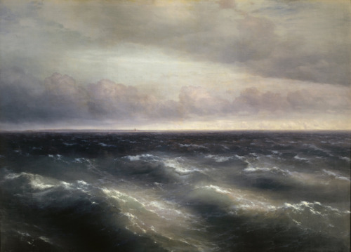 artist-aivazovski: The Black Sea, 1881, Ivan Aivazovski