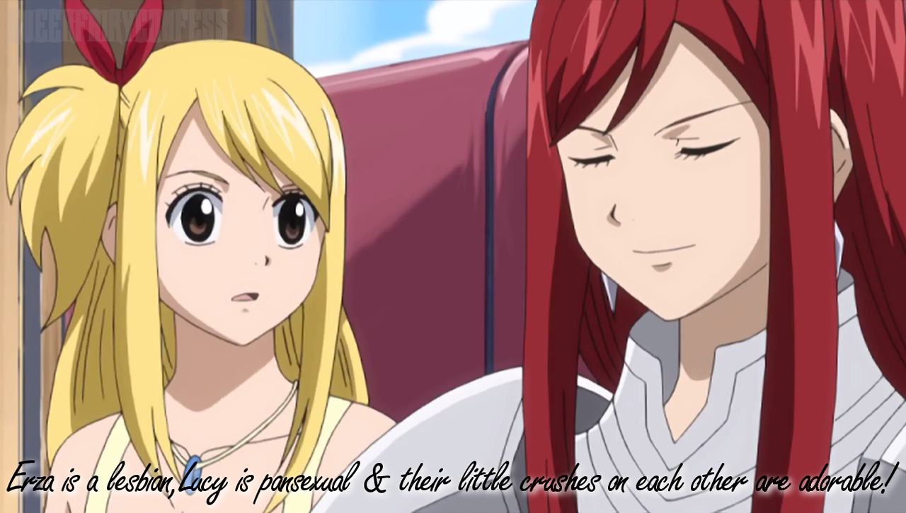 Fairy tail lesbian lucy x erza