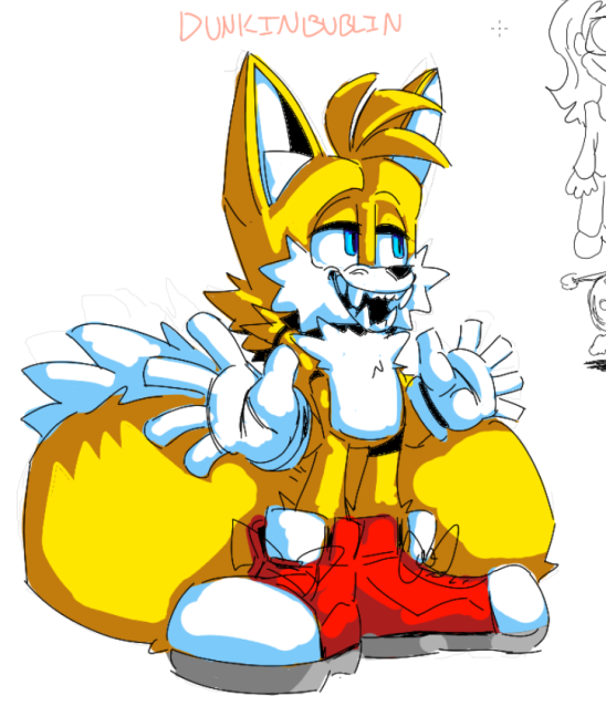 Heilos's Art Corner — Just dabbling with some Super Tails and Flicky