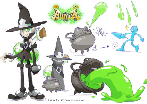 slbtumblng:  catfishdeluxe:  More concept art for Ankama’s “Abraca” videogame, this time Halloween Special ! Introducing the “Sorceress” class, mentored by sometimes-gorgeous-sometimes-not-that-much Baba Yaga, and guest appearances of Jack’O’Lantern,