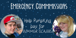 Pumpkings: Emergency Commissions Hey Y’all, My Names Alex (Or Pumpkings Online),