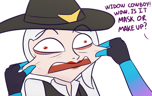 widowmakercomics:WELLOOPSIEAhaha, it is true - Widowmaker and Ashe is quite the same