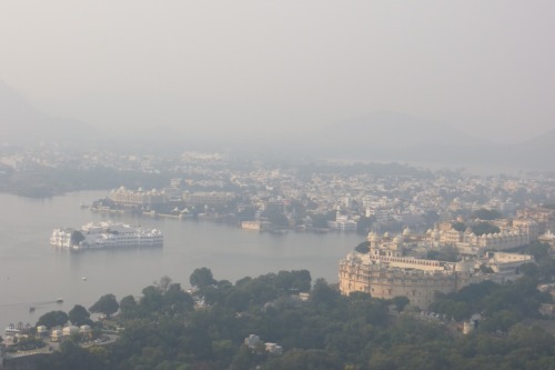 Rooftop hanging in Octopussy city Udaipur