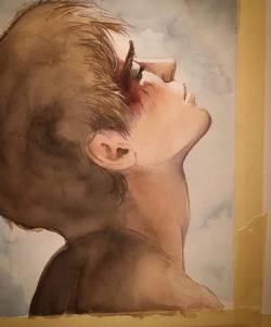 roredwarrior3: Eren watercolour wip