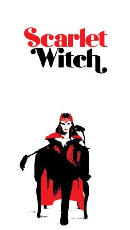 locksscream:Scarlet Witch Cover Art Lockscreens!These covers were so beautiful. And like, retro cine