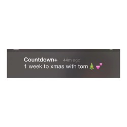 this time next week Tom will be here and I’m so excited, having to celebrate Christmas early since its long distance but I really can’t wait…so many things planned for the week he’s here and I’m beyond excited! things have been really hard for