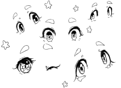 miyozuzu:  I told you I love drawing eyes ; u ; 