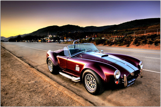 Black ford mustang shelby cobra gt500