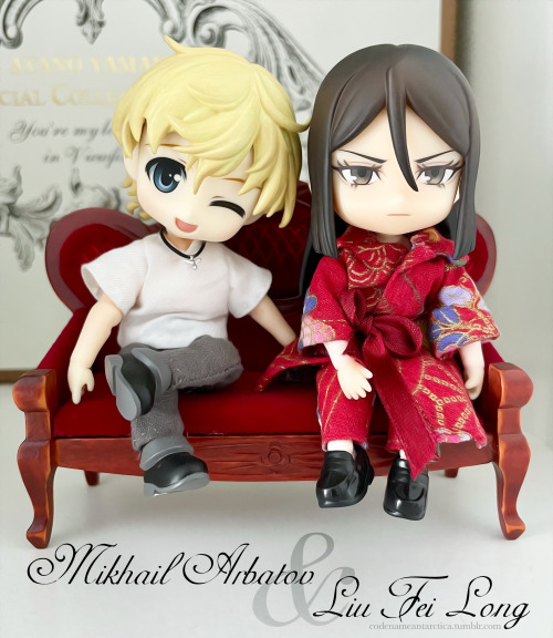 Mikhail Arbatov &amp; Liu Fei Long Custom Nendoroids=D#mikhailarbatov #liufeilong #feilong #find