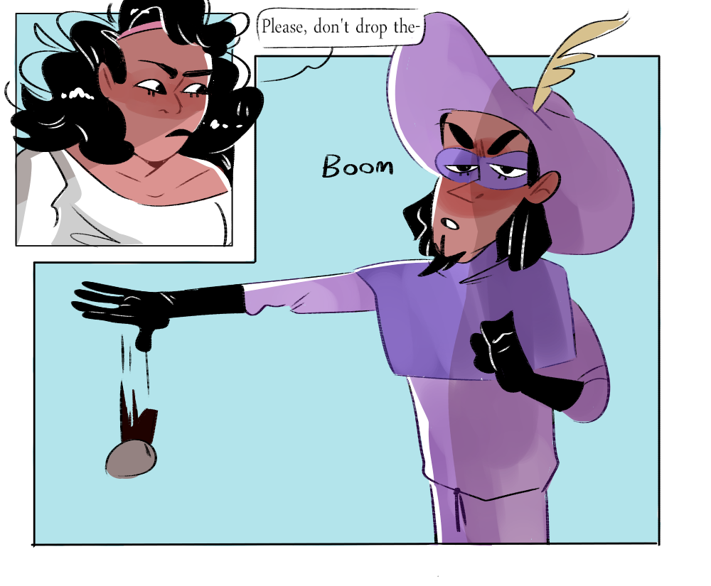 callme-c0nn0r:Comic commission for @flamesofesmeralda ! Based on one of @incorrecthunchbackquotes ‘s