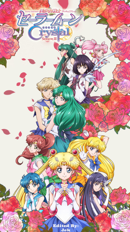 Finished: Sailor Moon Crystal Season 3 iPhone Wallpaper. PM me for the image with no Watermark.