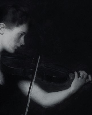 moncrieff:stephen seymour thomas - the violin student × edmund charles - girl with violin