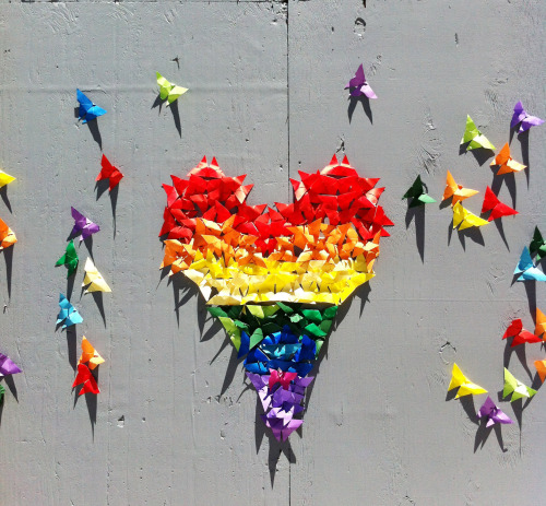 asianartmuseum:  Pride flies on our front steps. SF Pride was this past weekend and we put up a colo