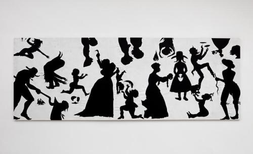 womansart: ‘The silhouette says a lot with little information, but that’s what the stereotype does’. African American artist Kara Walker  