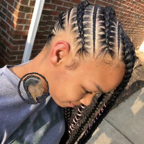 braidsforblackgirls: Some summertime hairspiration www.instagram.com/braidsbychinia