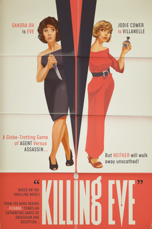ame-gosh: Killing Eve, but as a 1960s thriller. Fun little personal project!