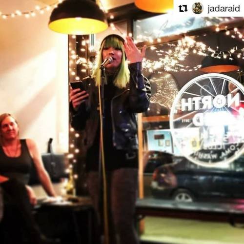 #Repost @jadaraid (@get_repost)・・・Pictures of me during my Spoken Word/Poetry set for @tacomarainbow