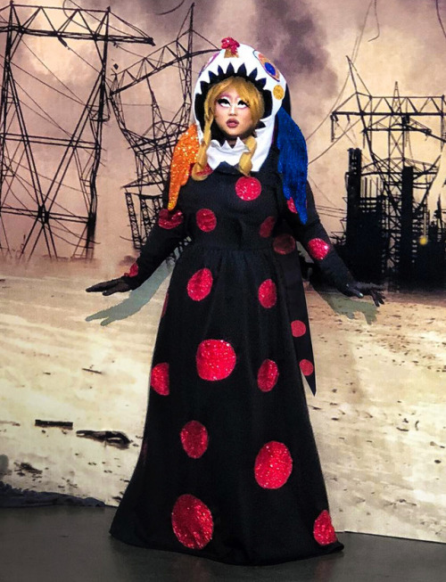 koreapopblog: All of Kim Chi’s looks for Anime Expo: Charlotte decapitating Mami, Monokuma &am