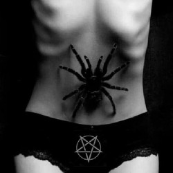 lord-save-us-all:  God! I don’t want to feel this way anymore. It hurts. #horror #hell #spider #sad #sick #scary #slutty #satanic #psycho #possessed #pentagram #ribs #ana #weird #wicca #witch #dark #death #demon #blood #bones #beautiful #blackandwhite