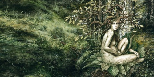 forest-faerie-spirit: {The Seed Woman} by {La Femme Graine}