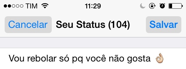 n sou obrigada..