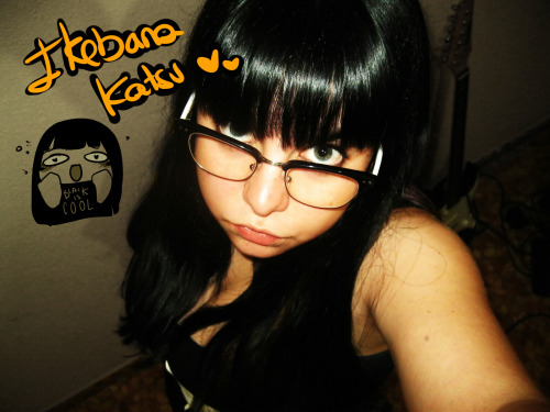 Today I dye my hair 8D NOW I'TS BLACK YAY~  <3