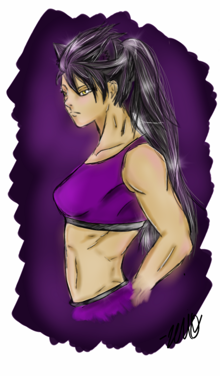 You know for sure that Yang put Blake on her training regime,  them abs tho (Gawd I love funblade’s new design of Blake)